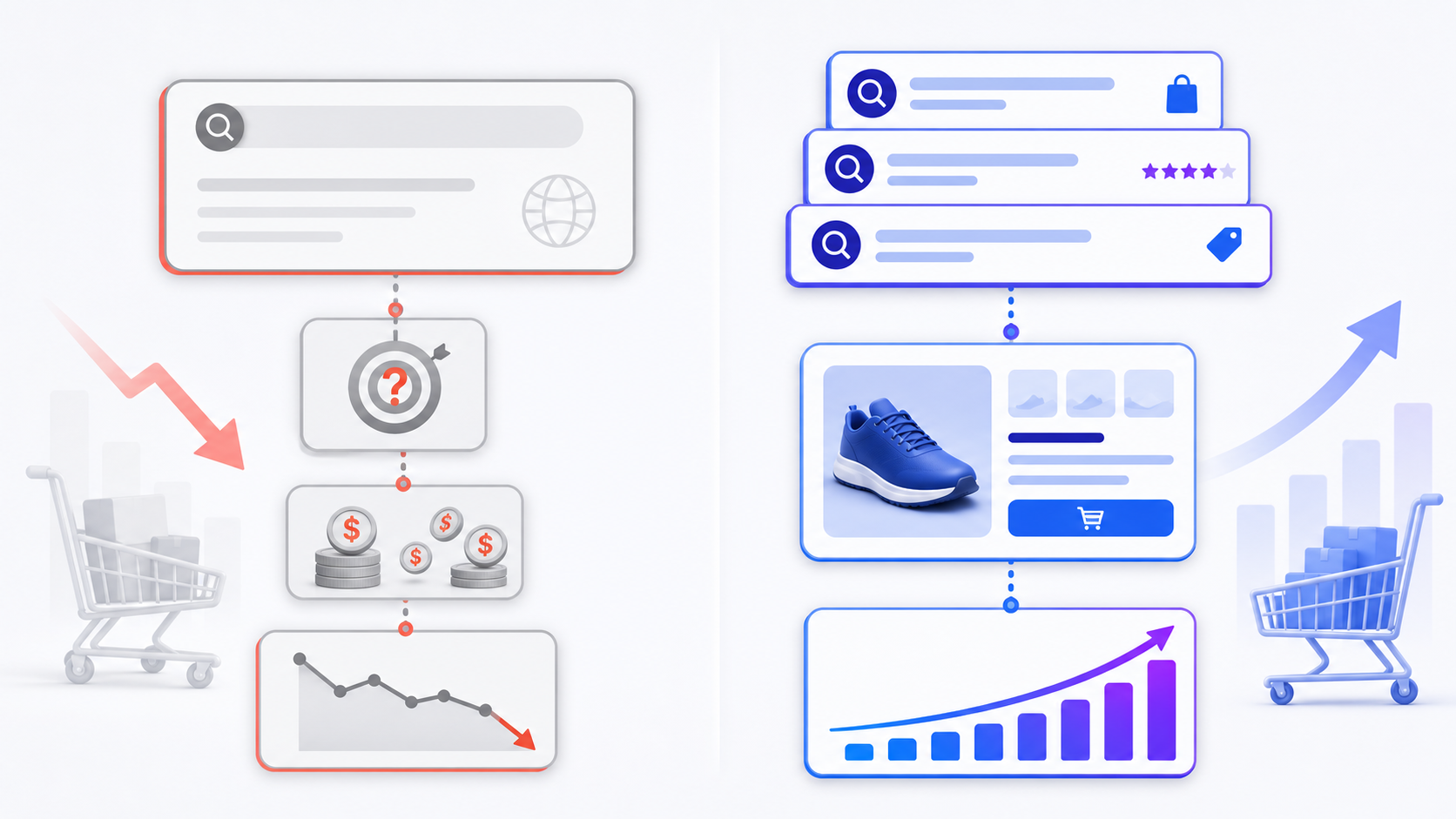Mapping search intent to the right ecommerce page type