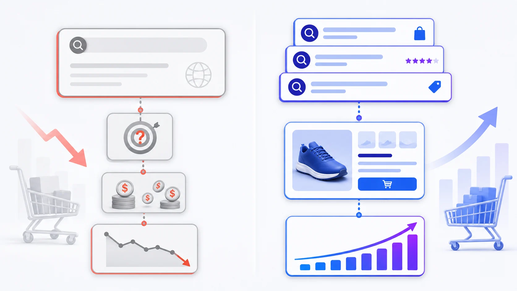 Mapping search intent to the right ecommerce page type